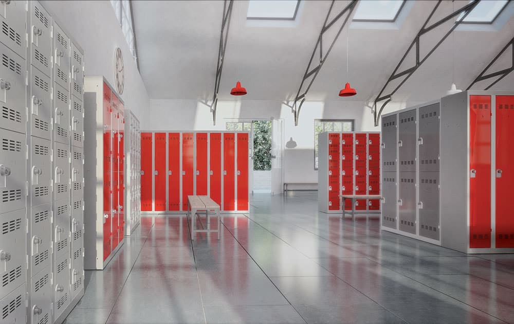 vestiaire-industrie-propre-et-multicases Agencement d'un vestiaire en Industrie Propre et Multicases