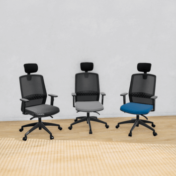 Siège de Travail Opérateur "ESSENTIEL RW2-42" avec appui-tête et accoudoirs